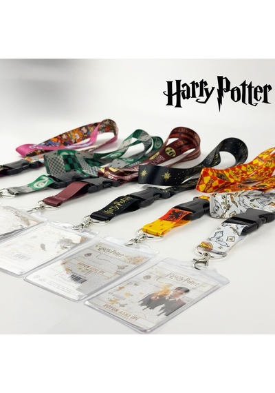 Bak Gel Al Harry Potter Chibi Karakterler Lisanslı Boyun Askı İpi, Hogwarts Lanyard Seti, - Bgaharryip006