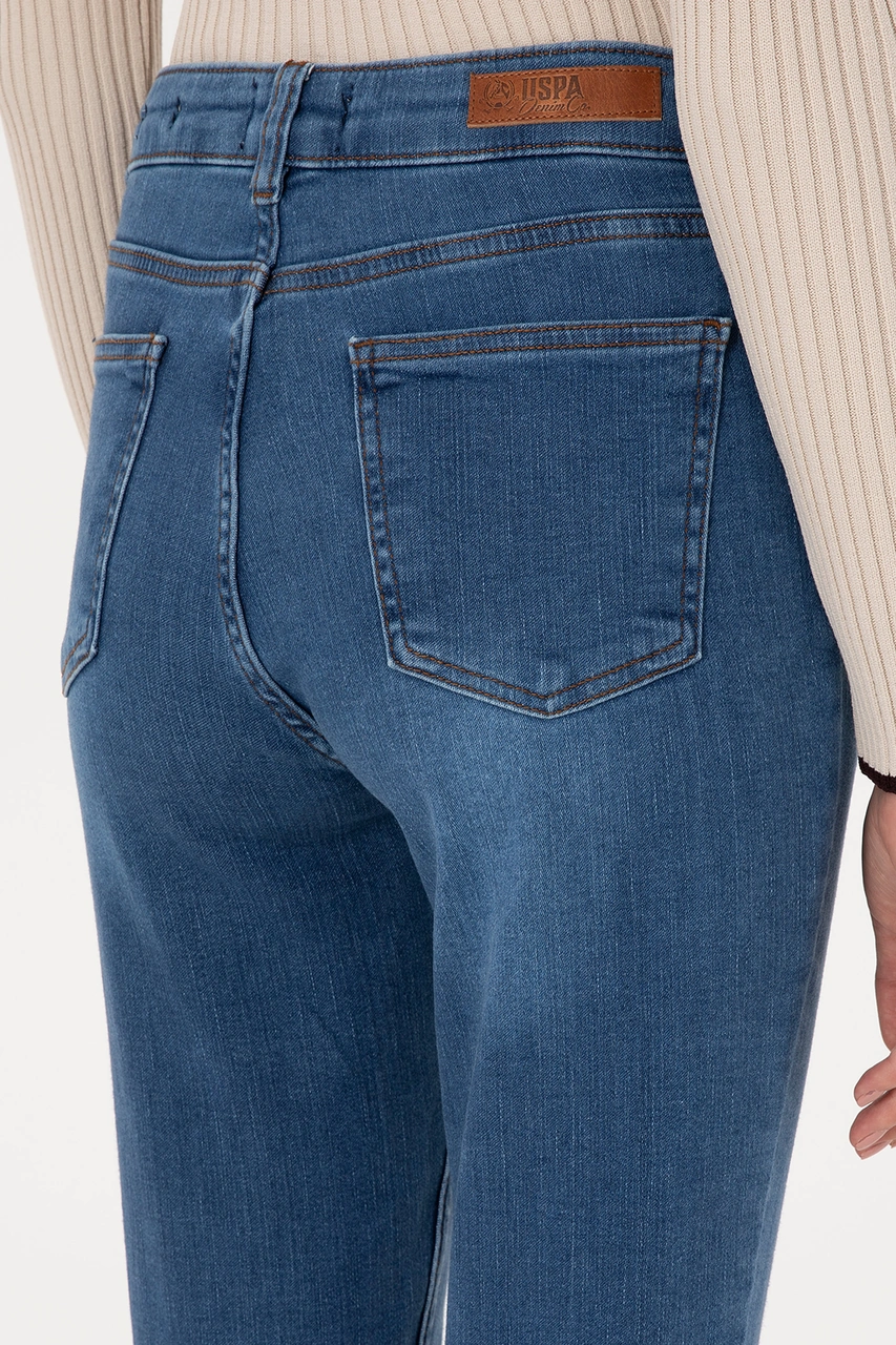 U.S. Polo Assn. Kadın Koyu Mavi Skinny High Waist Fit Jean Pantolon 50308078-DN0023 U.S. Polo Assn. Kadın Koyu Mavi Skinny High Waist Fit Jean Pantolon 50308078-DN0023