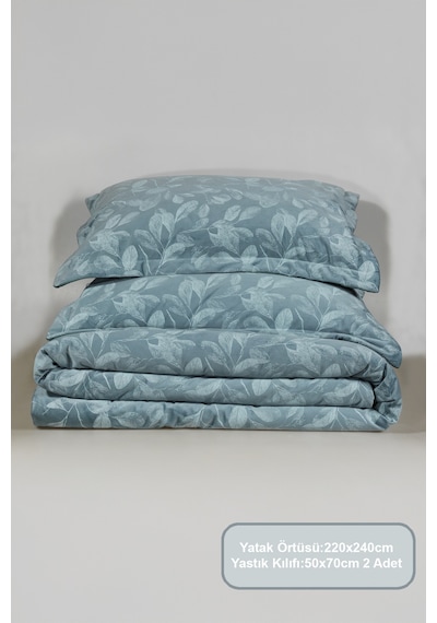 Elart Stella Comfort Uyku Seti Yatak Örtüsü Çift Kişilik 3 Parça 220x240 Cm Yeşil Yeşil