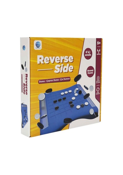 S00004759 Zeka Oyunu Reverside Sıde 4ü 1 Arada Kutu Oyunu Çok Renkli