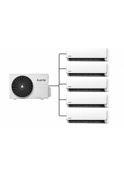 Airfel Vista Serisi 5LMX125 42000 Btu Dış 9 + 9 + 9 + 9 + 9 İç Multi Split Klima