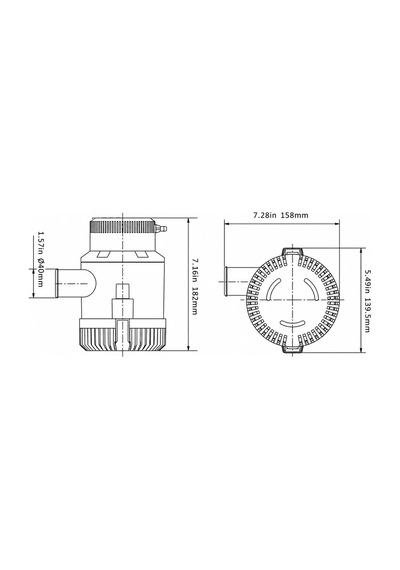 Seaflo Sintine Pompası 3500 GPH 24V