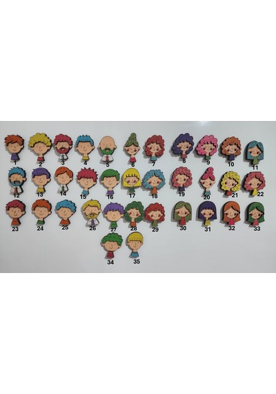 Ahşap Karakter Magnet