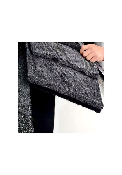 Roro Auto Atlantic 1600 Gsm Mikrofiber Araç Kurulama - Silme Bezi Lacivert 42x42cm Açık Indigo