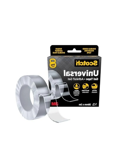 Çift Taraflı Nano Montaj Bandı, Şeffaf, Su Geçirmez, 30mm X 3m 0,13mm X 48mm X 25mt