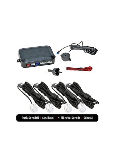 Carub Park Sensörü Ses İkazlı Beyaz 18,5mm Br0015905