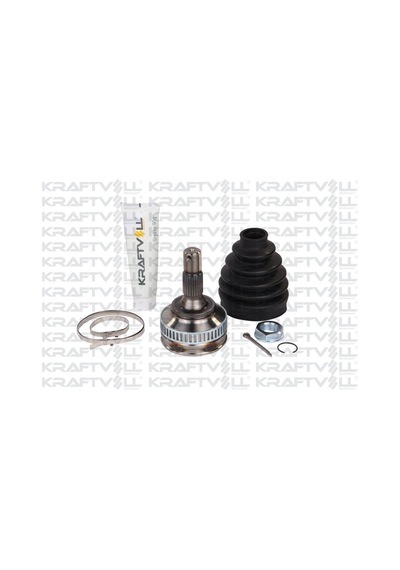 Aks Kafası Dıs Tamır Takımı Tekerlek Tarafı Dıs Freze: 25, Tekerlek Tarafı Ic Freze: 34, Conta Capı: 58,5 Mm, Uzunluk: 134 Mm P207 P308 P3008 P5008 Partner Iı Berlıngo Iı C3 Pıcasso Xsara Pıcasso Abslı:48 Dıs 1,6hdı 05 Kraftvoll 01020039