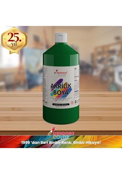 Yeşil Akrilik Boya 1000 Gr 0,15 L