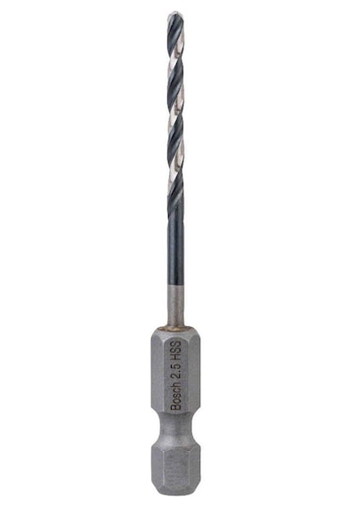 Bosch Altıgen Şaftlı - Impact Control - HSS Metal Matkap Ucu 2,5*69mm