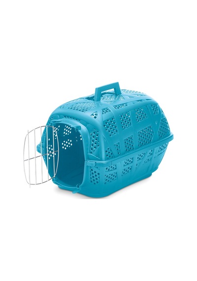 Ilkeshop Imac Carry Sport Metal Kapılı Evcil Hayvan Tma Çantası Mavi 48,5x34x32cm