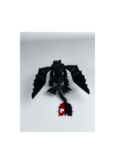 Dişsiz Toothless Ejderhanı Nasıl Eğitirsin Hareketli Figürü - 20 Cm 1 Adet Siyah Hayatvesanat