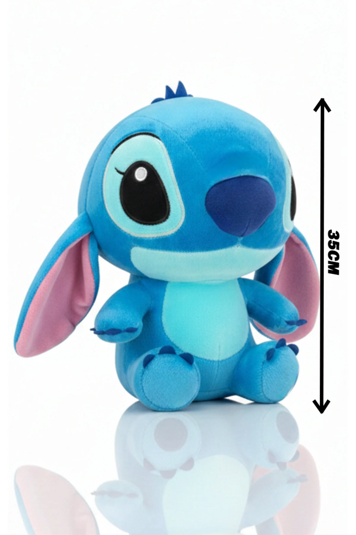 Stitch Peluş Oyuncak 35 Cm - Sevimli & Karakter & Yeni Açık Mavi