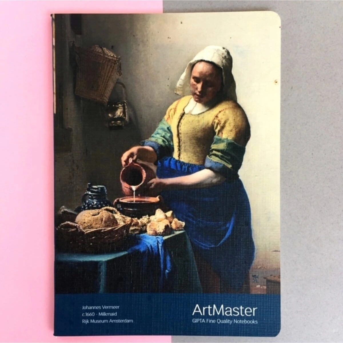 Artmaster Tel Dikiş Karton Kapaklı Çizgili 60 Yaprak Defter 17x24 Cm Çok Renkli