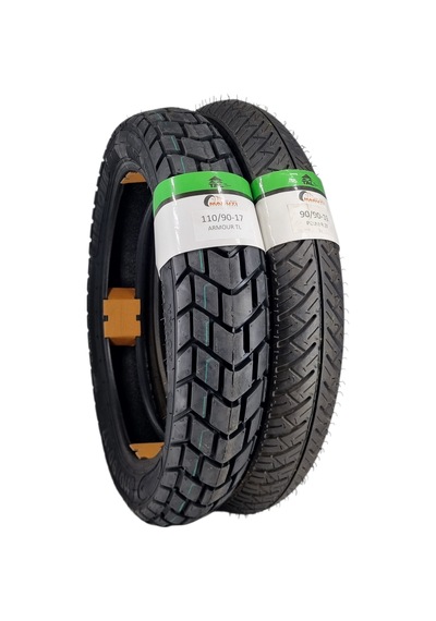 110/90-17 Armour Ve 90/90-17 Power Zf Tubeless - Dubleks Lastik Takımı