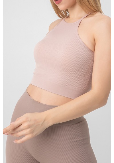 Doremi Seamless Örme Halter Yaka Büstiyer 001