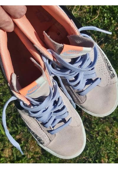 Nike Blazer Kadın Ayakkabı Kutusu Kapaksız Açık Gri