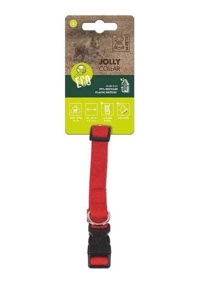 M-pets Jolly Köpek Boyun Tasması Kırmızı L Çok Renkli