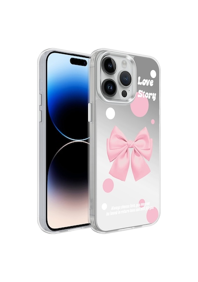 Apple Uyumlu iPhone 14 Pro Max Uyumlu Aihttgli Parlak Tasarımlı Zore Mimbo Kılıf-no2 NO2 -