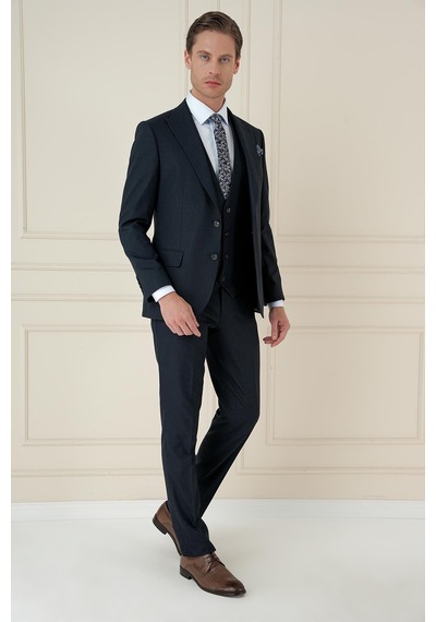 Efor Tk 911 Slim Fit Lacivert Spor Takım Elbise Lacivert