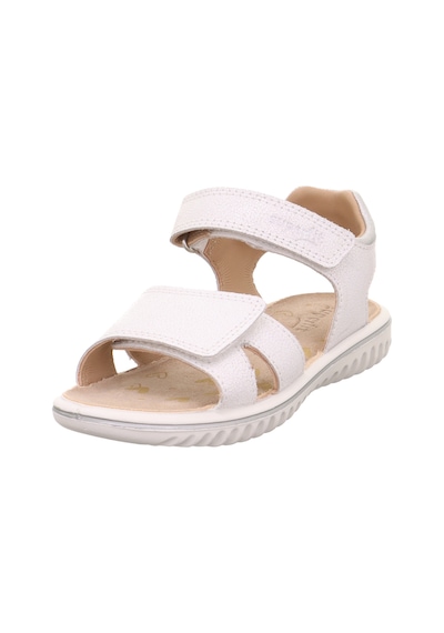 Superfit Sparkle Kız Çocuk Sandalet - Beyaz Gümüş 609004-1020 Beyaz - Gümüş