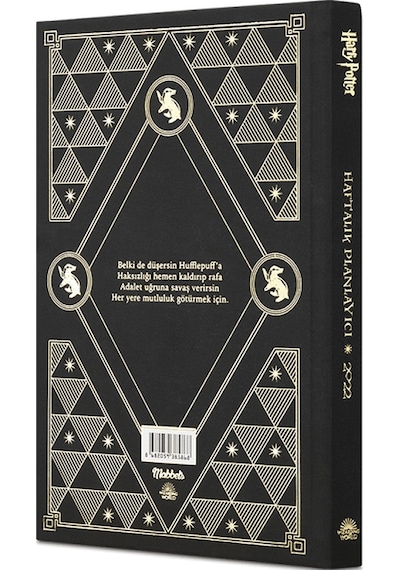 Mabbels Mösyö Taha Harry Potter Haftalık Ajanda Hufflepuff Çok Renkli