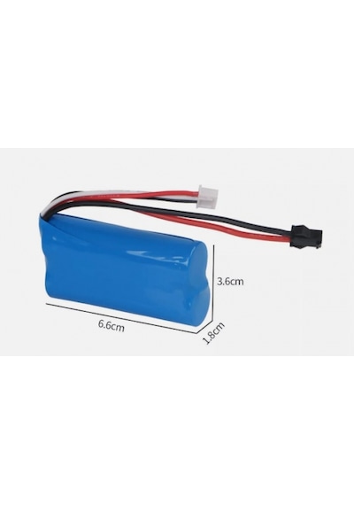 7.4v 1500 Mah 18650 Li-on Oyuncak Bataryası Ve Usb Şarj