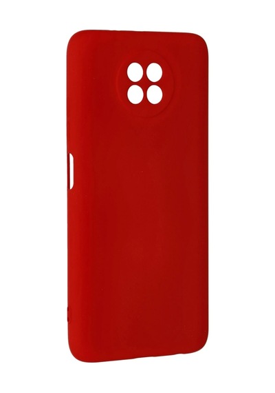 Bezos Redmi Note 9 5g Kılıf Nano İçi Kadife Silikon - Kırmızı Bty