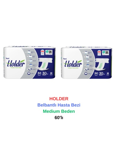 Holder - Belbantlı Hasta Bezi Medium Beden 60'lı M