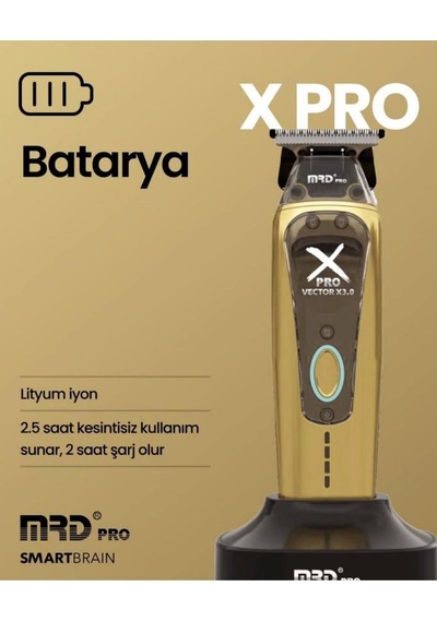 Mrd Gmt-999 Pro-x 3.0 Profesyonel Sakal Kesme Makinesi Gold