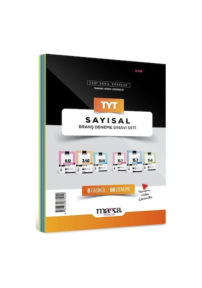 TYT Sayısal Branş Deneme Sınavı Seti  -  6 Kitap Takım -  Marka Yayınları