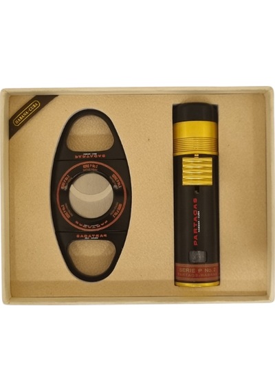 Partagas Serie P No:2 Özel Üretim Çakmak Kesici İkili Puro Seti - Tr7934