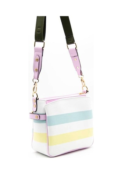 Silver Polo Sp884 Kadın Çapraz Çanta Ekose Lila-pembe
