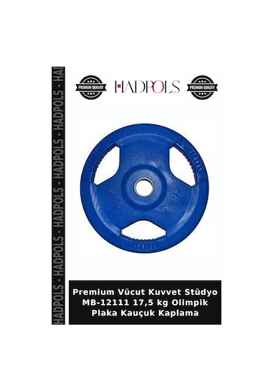 Premium Vücut Kuvvet Stüdyo Mb-12111 17,5 Kg Olimpik Plaka Kauçuk Kaplama