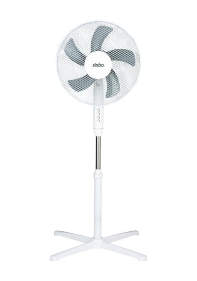 Sinbo Sf-7704 Ayaklı Vantilatör 16 İnç 35w Sessiz Fan 3 Kademeli Yükseklik Ayarlı Ev Tipi