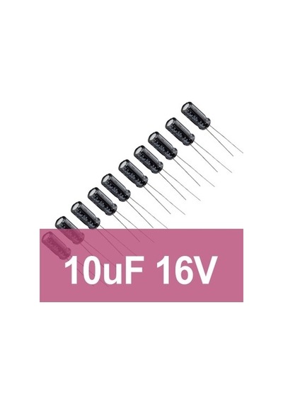 5 adet 10 uF 16V Kondansatör