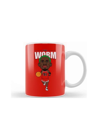 Dennis Rodman The Worm Kupa Bardak Porselen Karışık