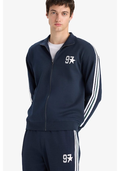 Defacto Nefes Alabilen Boxy Fit Sweatshirt F0106AX25AU Lacivert