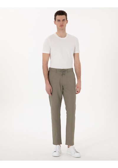 Pierre Cardin Erkek Haki Pantolon Kanvas-chino 50301811-vr027 Haki
