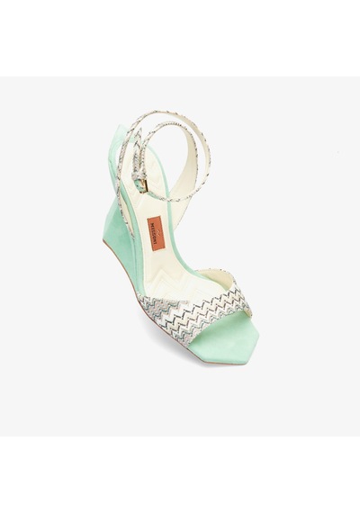 Mıssonı Missoni Kadın Yeşil Sandalet