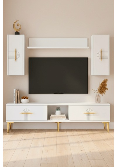 Tvr1515b - İda Tvr150 Tv Ünitesi Takım Beyaz 150cm
