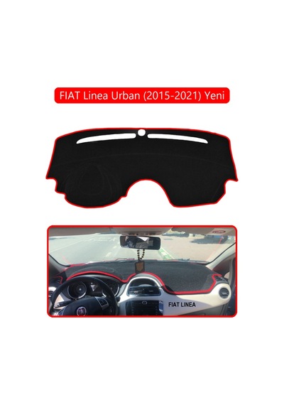 Fıat Linea Urban 2015-2021 Modellerine Uygun Yenitorpido Koruma Halısı Kırmızı Kenar