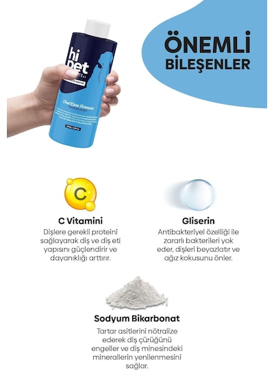 HiPet Köpek Ağız Bakım Suyu 100 ML