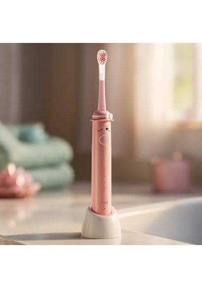 Ayrex Mioji Oral B2 Kids Care Şarj Edilebilir Diş Fırçası Pembe + 4 Adet Fırça Başlık Diğer