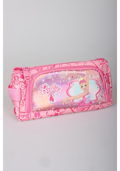 X Dekomus Lisanslı Barbie Ballerina Magic Collection Kalem Çantası,geçmeli Kalem,silgi,kalemtraş Ve Kurşun Kalem Seti Altın