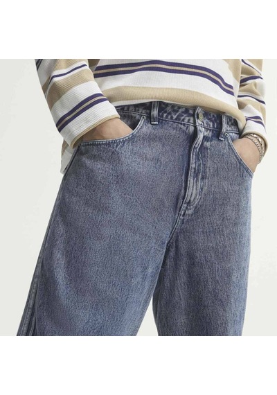 Adidas Kq8853 Jeans Erkek Pantolon Mavi