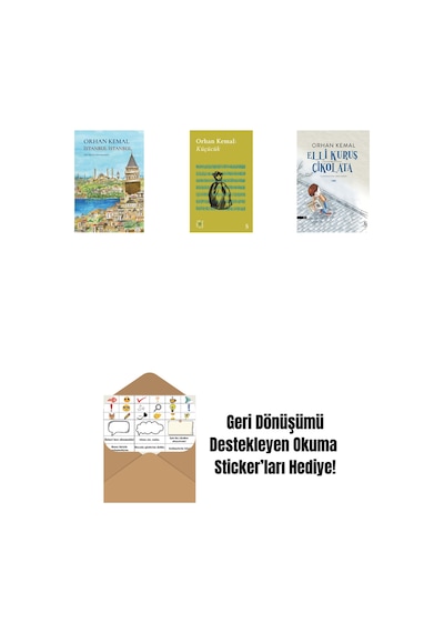 İstanbul İstanbul Ciltli + Everest Açıkhava 13 - Küçücük + Elli Kuruş Çikolata + Okuma Sticker'ları