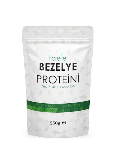 Fibrelle Bezelye Proteini Tozu 250 Gr // Yüksek Protein Oranı // %85 Bezelye