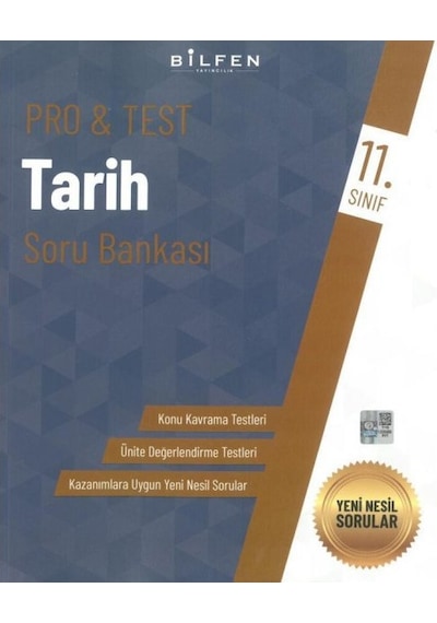 11.Sınıf Pro&Test Tarih Soru Bankası -  Bilfen Yayınları