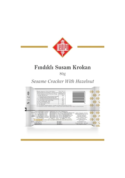 Ballı Ve Fındıklı Susam Krokan 80 G X 16 Adet