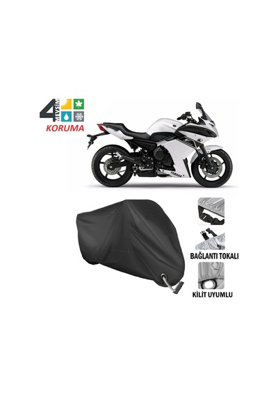 Yamaha Xj 6 Motosiklet Brandası ( Kilit Uyumlu - Siyah